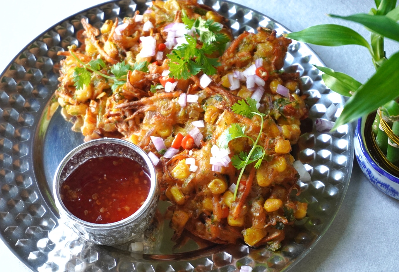 Crispy Corn Veg Fritter
